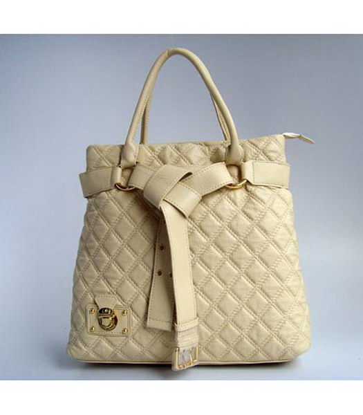 Marc Jacobs Chic Quilted Leather Bag_Beige